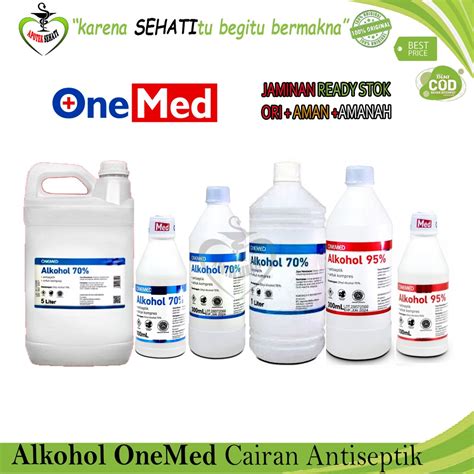 Jual Onemed Alkohol Antiseptik Disinfektan Pembersih Luka Shopee