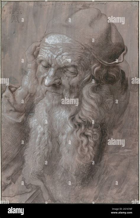 Albrecht Dürer Head of an Old Man Stock Photo Alamy