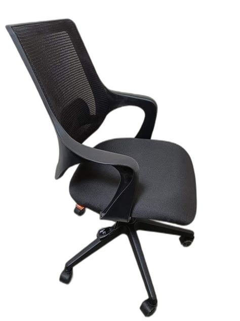 Polyester High Back Office Revolving Chair Black At Rs 3600 In Nashik