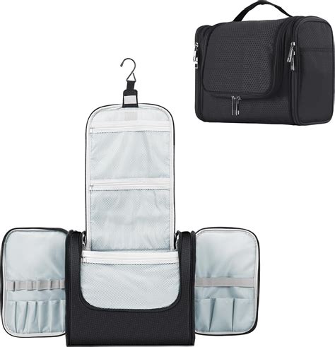 Buruis Large Capacity Toiletry Bag For Women And Men Hanging Toiletry