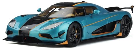 1 18 KOENIGSEGG AGERA RSR TURQUOISE BLUE 2016 GT SPIRIT GT390 1