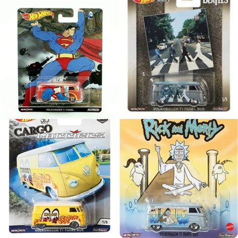 Jual Hot Wheels Volkswagen T1 Panel Bus VW HW Hotwheels Rick And Morty Superman The Beatles