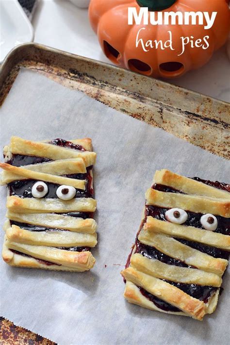 Mummy Handheld Pies For Halloween Recipe Breakfast Puff Pastry