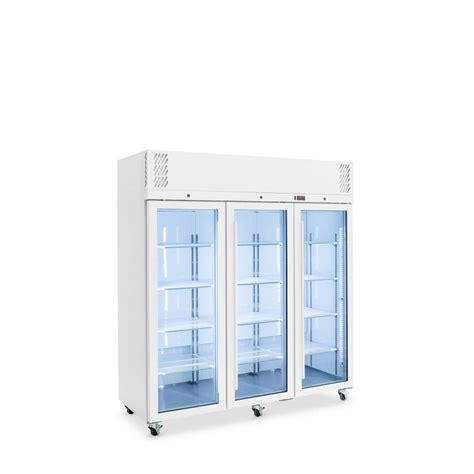 Williams Hp3gw 3 Glass Door Upright Fridge White Industry Kitchens