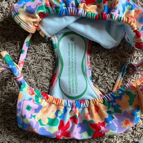 NWT Juniors Ninety Nine Tunnel Side Tie Floral Bikini Bottoms Size
