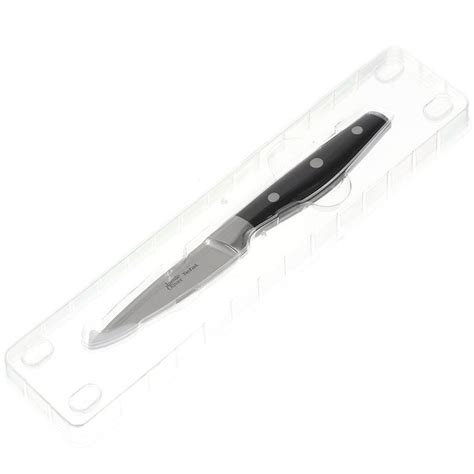 Нож кухонный Tefal, Jamie Oliver, для овощей, нерж сталь, 9 см, рук ...