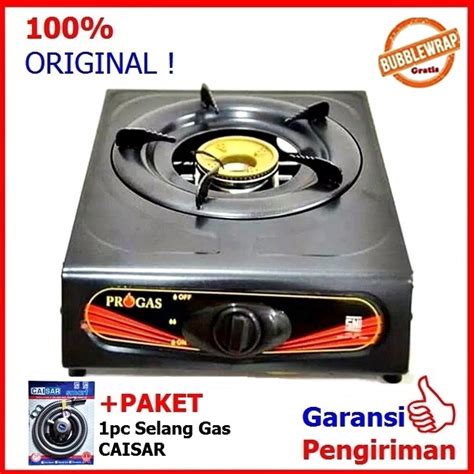 Jual Kompor Gas 1 Tungku Teflon PROGAS Shopee Indonesia