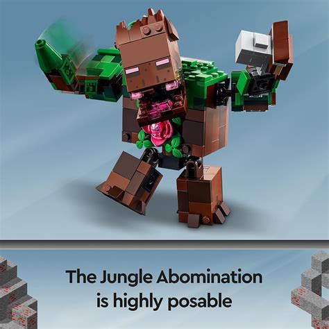 Lego 21176 Minecraft The Jungle Abomination Dungeons Playset Action