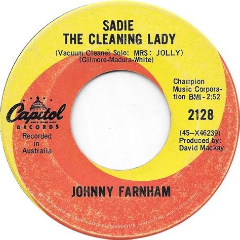 John Farnham Sadie The Cleaning Lady 45 Tours Usagé Aux 33 Tours