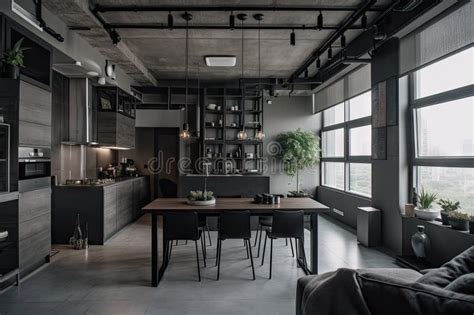 Minimalist Home With Industrial Vibe Exposed Pipes And Metal Accents