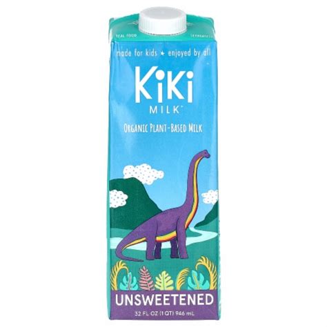 Kiki Milk Organic Plant Based Milk Unsweetened 32 Fl Oz 946 Ml 32