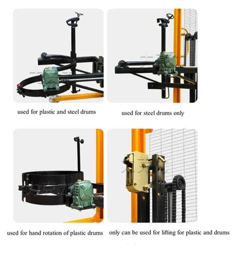 450kg Hydraulic Drum Rotator Hand Manual Drum Handling Equipment Drum