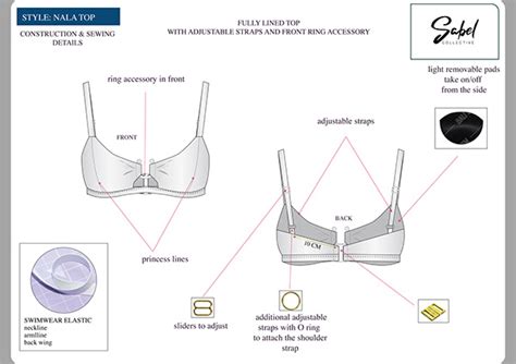 Swimwear Bikini Top Tech Pack Behance