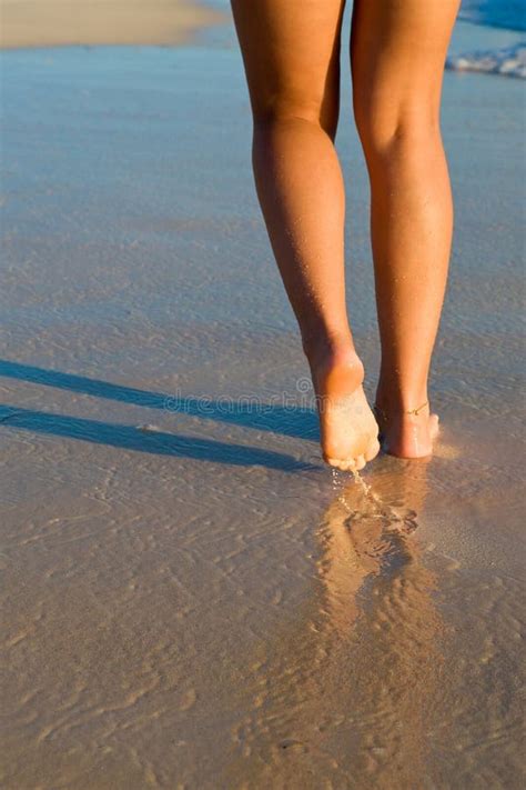 Tanned Legs On The Beach Stock Photo Image Of Nature 9419342