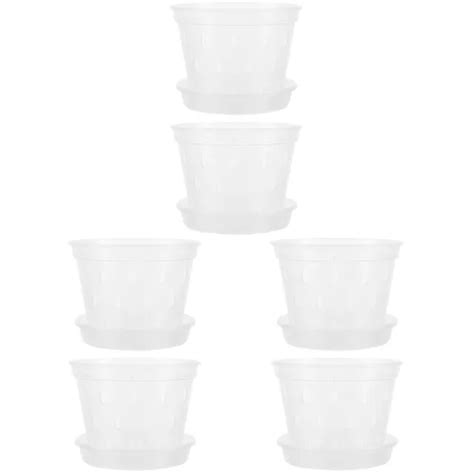 6 SETS PLASTICA Vaso Di Fiori Contenitori Vasi Per EUR 89 01 PicClick FR