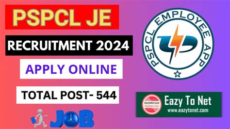 PSPCL JE Recruitment 2024 PSPCL JE Vacancy 2024 Apply Online