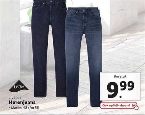 Livergy Herenjeans Aanbieding Bij Lidl Folders Nl