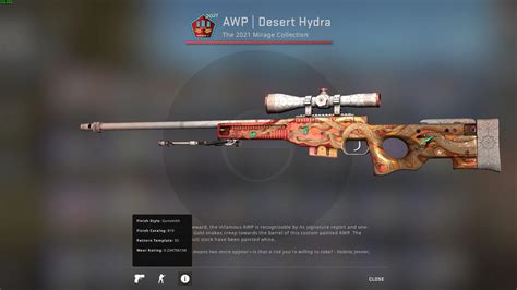 Unboxed a FT AWP Desert Hydra : r/csgo