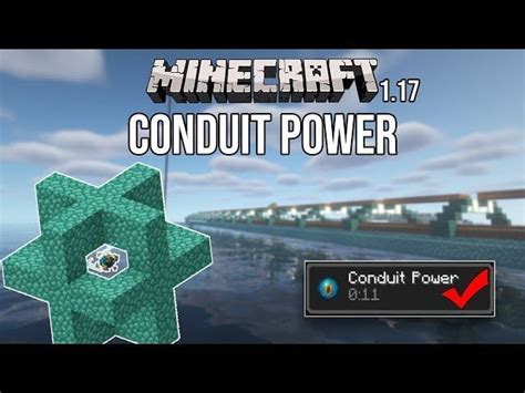 how to make conduits in minecraft