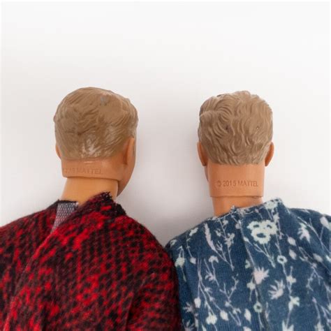 Barbie Ken Dolls Fashionista Molded Blonde Dirty Blonde Hair Mattel Lot Of 2 EBay