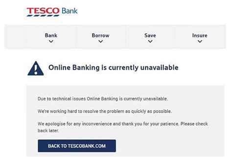 Tesco S Bank Customers Are Locked Out Of Online Accounts Daily Mail