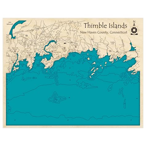 Thimble Islands Custom Laser Cut Art – Lake Art LLC