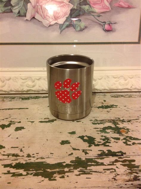 Clemson yeti decal | Yeti decals, Vinyl monogram, Etsy