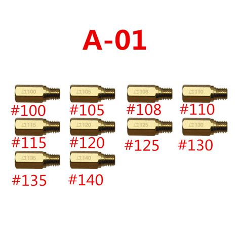 Zsdtrp Pcs Carburetor Main Jet Kit M Main Jet For Keihin Oko Koso