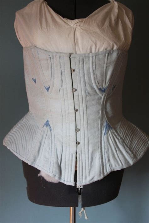 Items Similar To Civil War Corded And Boned Corset 1864 Made To Order