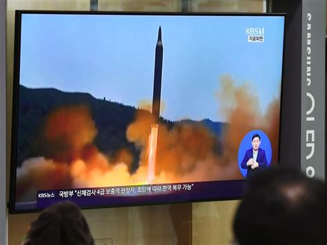 North Korea Fires Two Projectiles Into The Sea South Korea Military