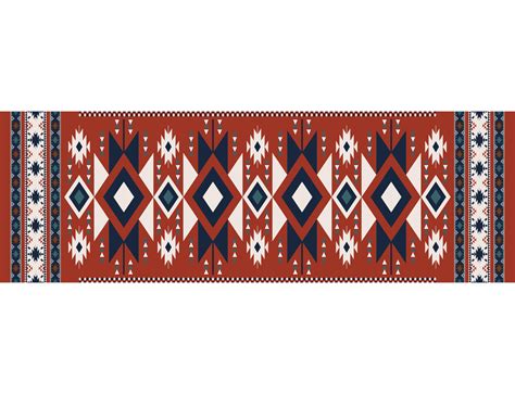 Aztec Navajo Southwest Rug Pattern Graphic By Parinya Maneenate