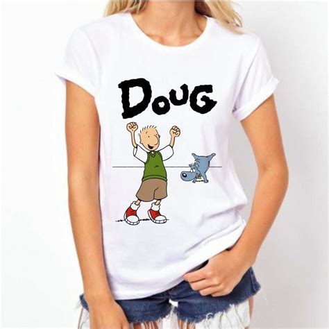 Camisa Camiseta Desenho Doug Funny Funnie 100 Algodão Dfn01