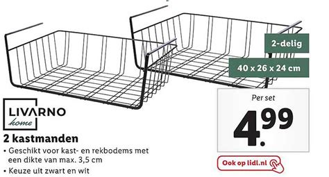 Livarno Home Kastmanden Aanbieding Bij Lidl Folders Nl