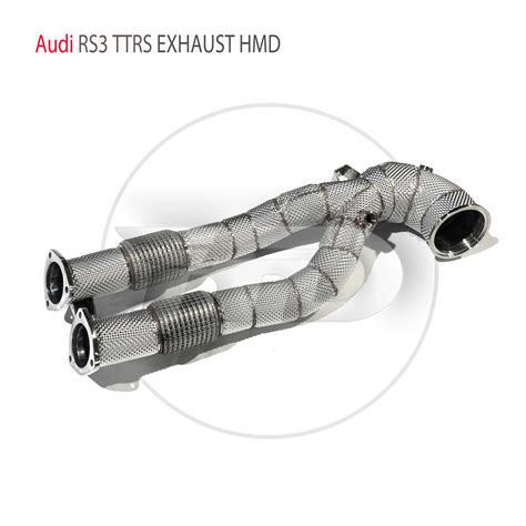 Hmd Exhaust Manifold High Flow Downpipe For Audi Rs Ttrs Car