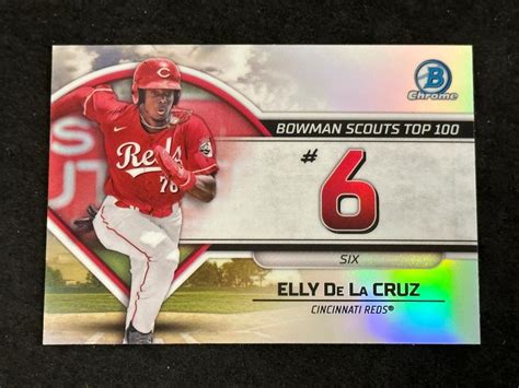 Sold At Auction Bowman Chrome Top Refractor Elly De La