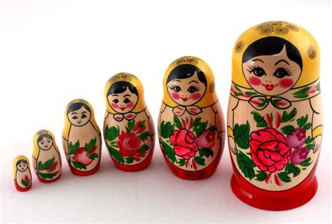 Матрешка традиционная Семеновская 6-ти кукольная - купить по цене 980 ...