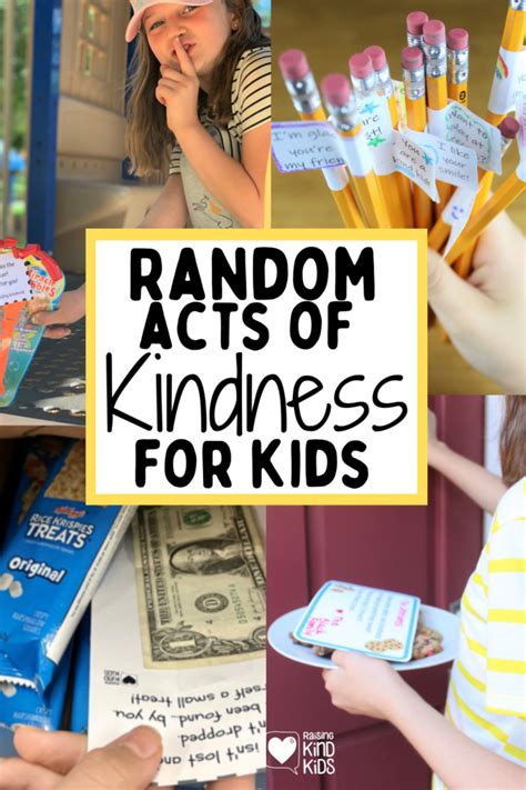 Random Acts of Kindness Day Activities for Kids