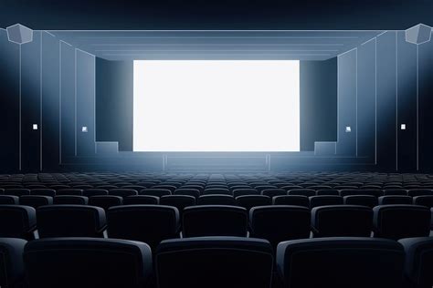 Movie theatre architecture auditorium screen. | Free Photo Illustration ...