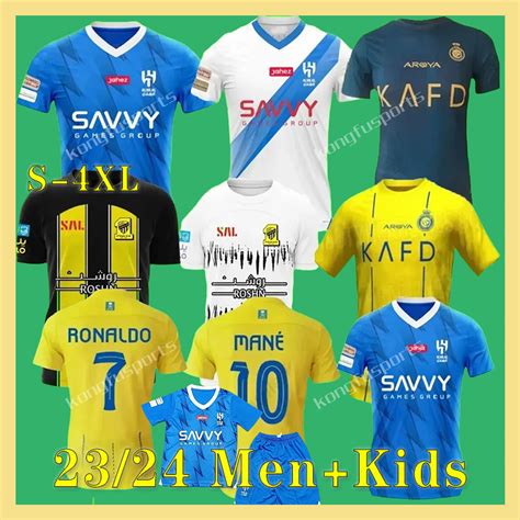 23 24 Al Nassr Fc Saudi Ronaldo Ukraine Soccer Jersey Men Kids Kital