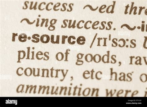 resource definition  res stock photography  images alamy