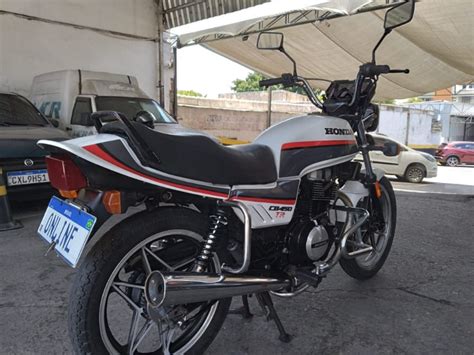 Leilão Online Veja O Vídeo Hondacb 450 Tr 19871987 Branca G