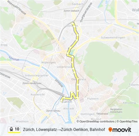 10 Route Schedules Stops And Maps Zürich Löwenplatz‎→zürich Oerlikon