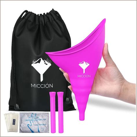 Miccion Female Urinal For Women Silicone Pee Funnel Portable