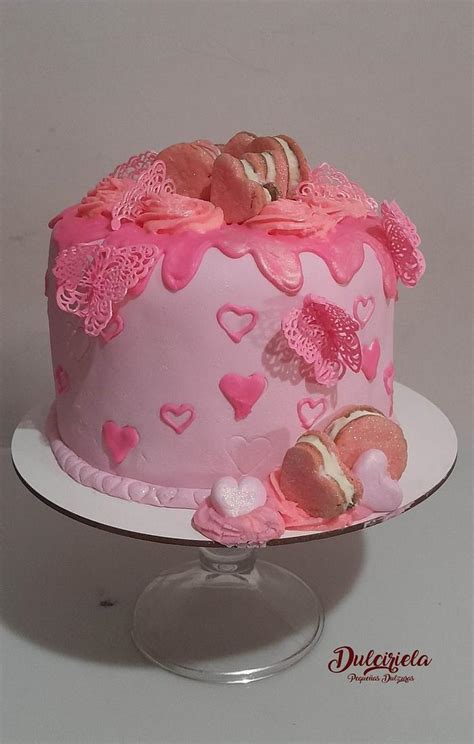 Torta Rosa Decorated Cake By Dulciriela Gisela Ga An Cakesdecor