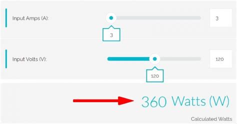 Convert Amps To Watts A To W Simplest Calculator Conversion Chart