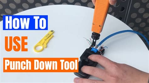 How To Use Punch Down Tool Only 8 Stepsdetailed Instructionstep By