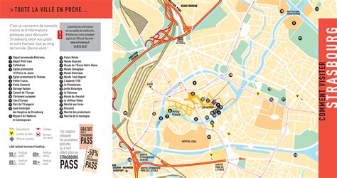 Strasbourg Carte Touristique Vacances Arts Guides Voyages