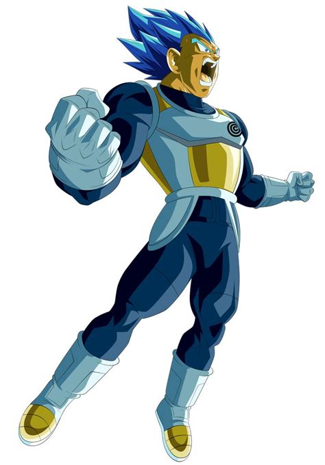 Vegeta Cc Super Saiyan Blue Evolution Dragon Ball Super Goku Anime