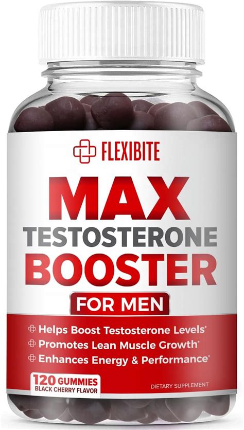 Flexibite 8 In 1 Testosterone Booster For Men Gummy W Tongkat Ali Fenugreek Ashwagandha Boron