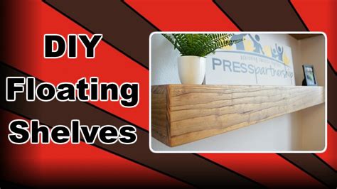 How To Make Floating Shelves Diy Floating Shelves Youtube